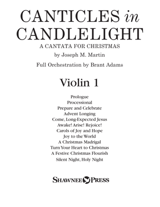 Canticles in Candlelight - Violin 1