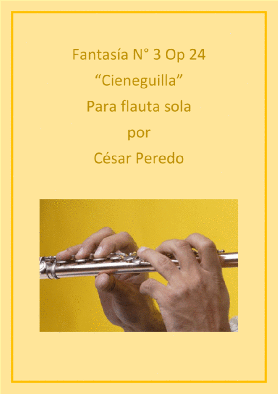 Fantasia N° 3 Op 24 para flauta sola 