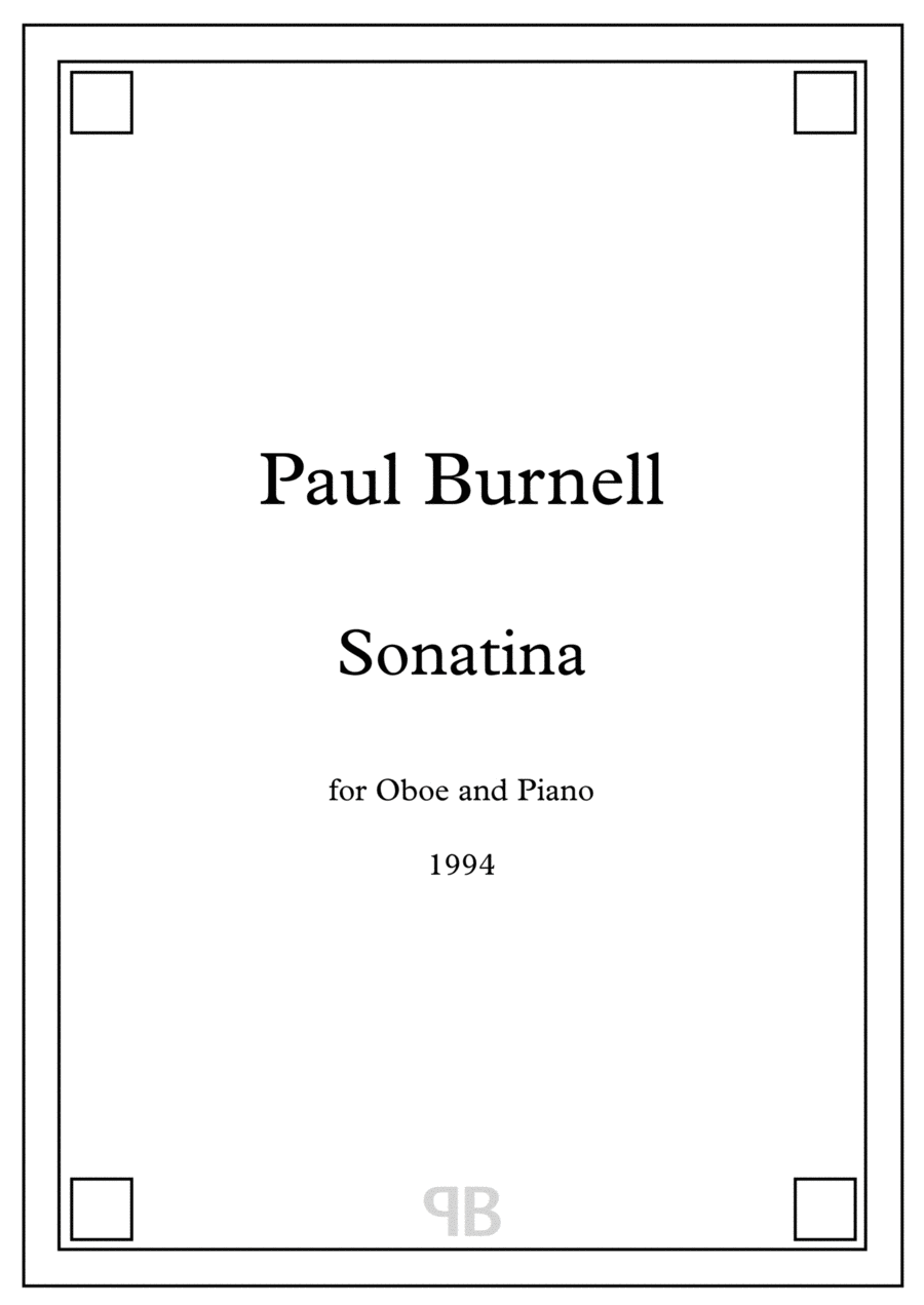 Sonatina for Oboe and Piano