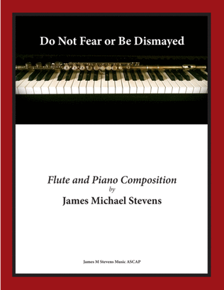 Book cover for Do Not Fear or Be Dismayed - Flute & Piano