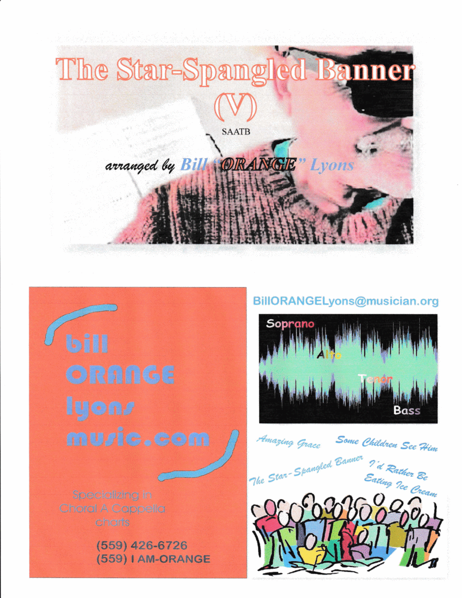 The Star-Spangled Banner (V) A Cappella scores gallery preview page 1