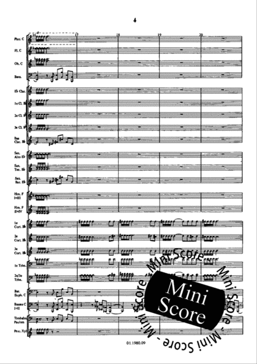 Dynamic Ouverture Concert Band scores gallery preview page 8