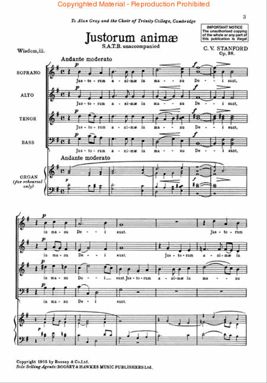 Three Motets, Op. 38 Divisi scores gallery preview page 2
