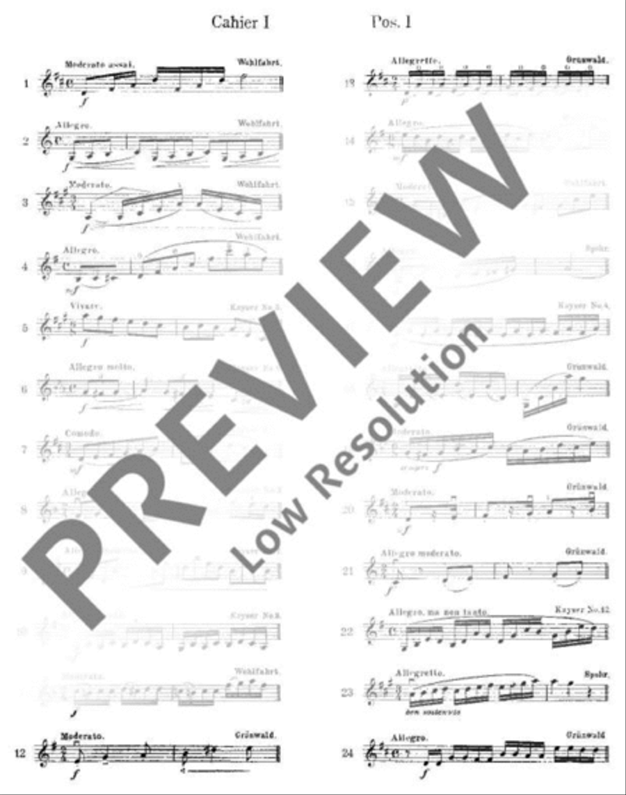 The Masters of the Violin Violin Solo scores gallery preview page 3