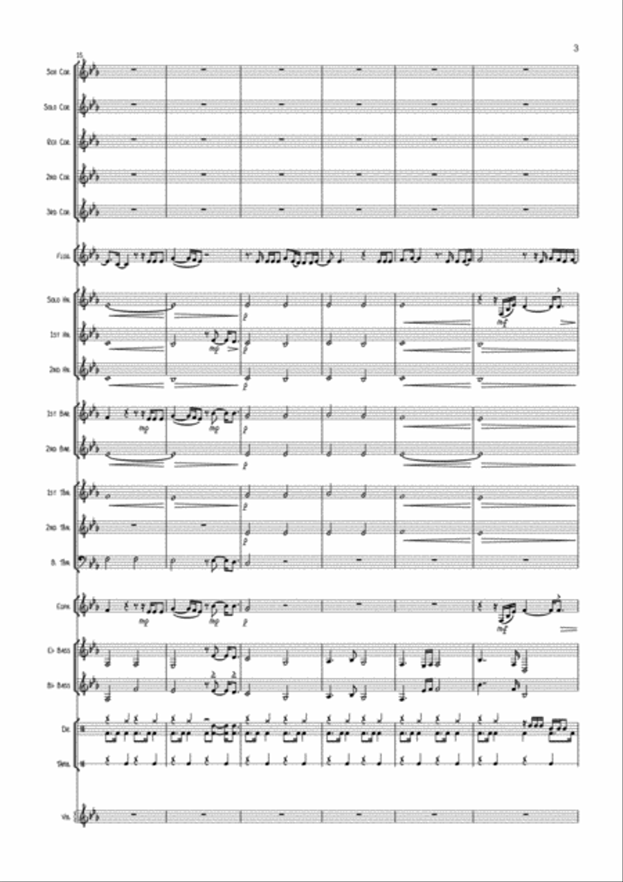 When We Were Young Brass Ensemble scores gallery preview page 3