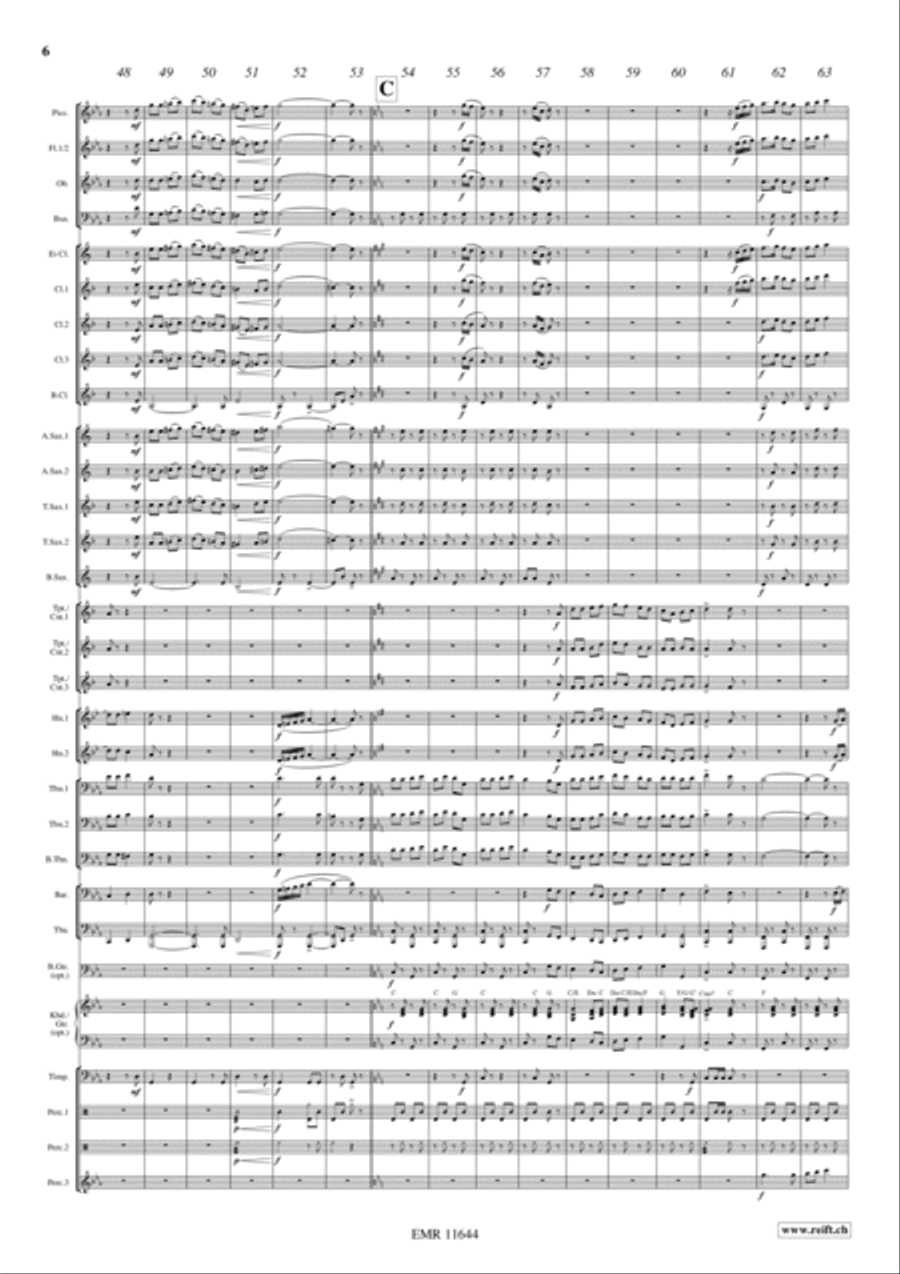 Flight To USA Concert Band scores gallery preview page 7