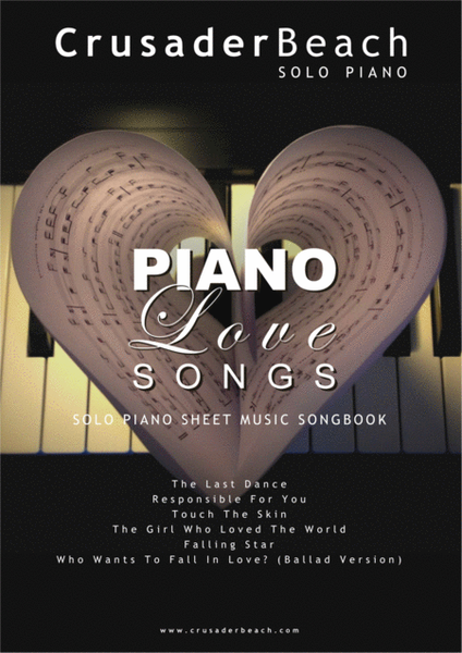 Piano Love Songs - CrusaderBeach - Romantic Piano Solo Songbook