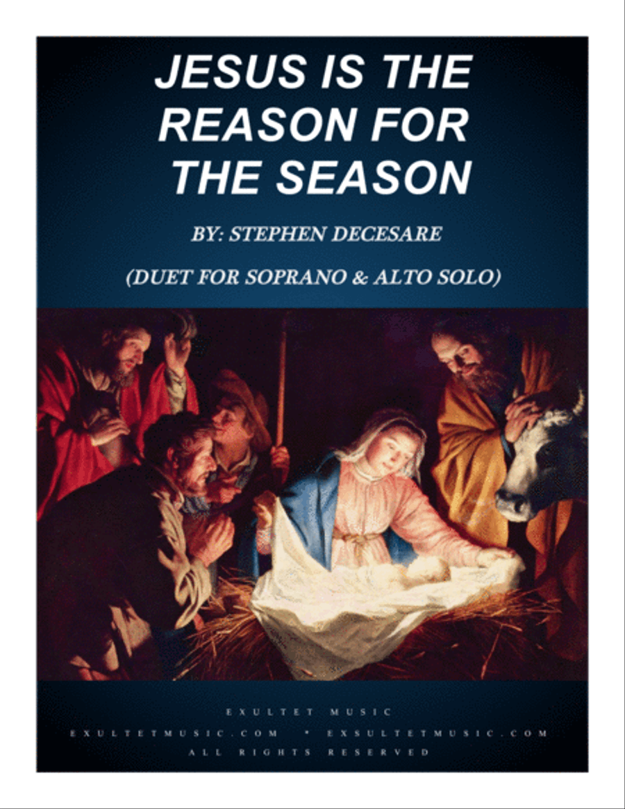 Jesus Is The Reason For The Season (Duet for Soprano and Alto Solo) Alto Voice scores gallery preview page 1