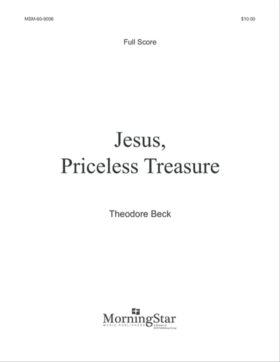 Jesus, Priceless Treasure (Full Score)