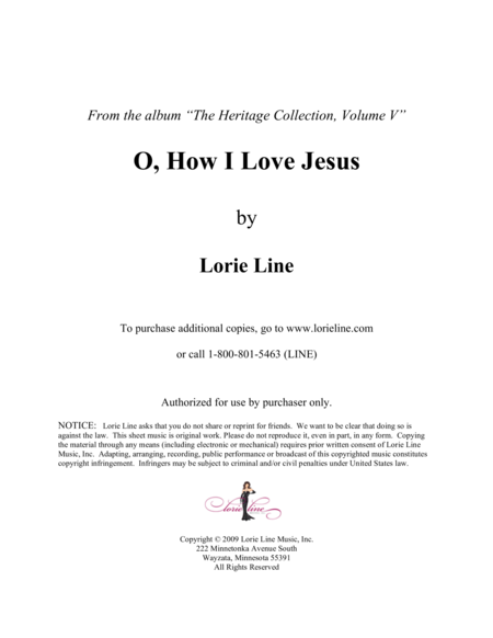 O, How I Love Jesus image number null