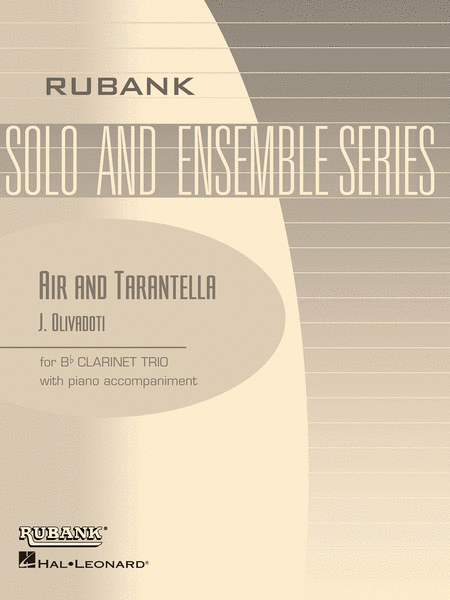 B Flat Clarinet Trios With Piano - Air & Tarantella