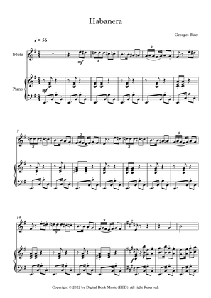 Habanera - Georges Bizet (Flute + Piano)
