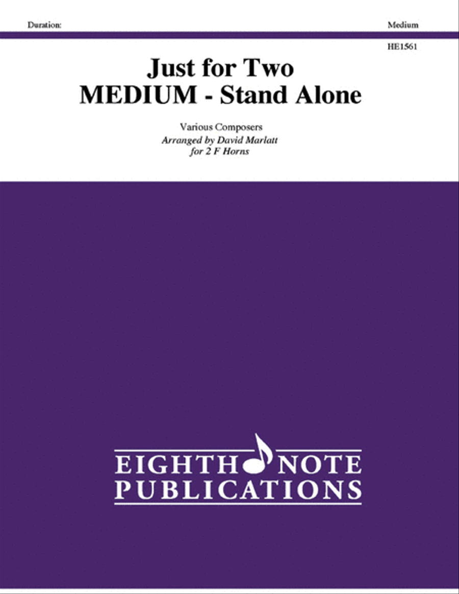 Just for Two Medium (stand alone version) Brass Duet scores gallery preview page 1