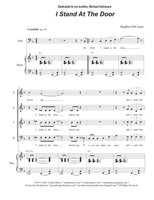Book cover for I Stand At The Door (Vocal Quartet - (SATB)