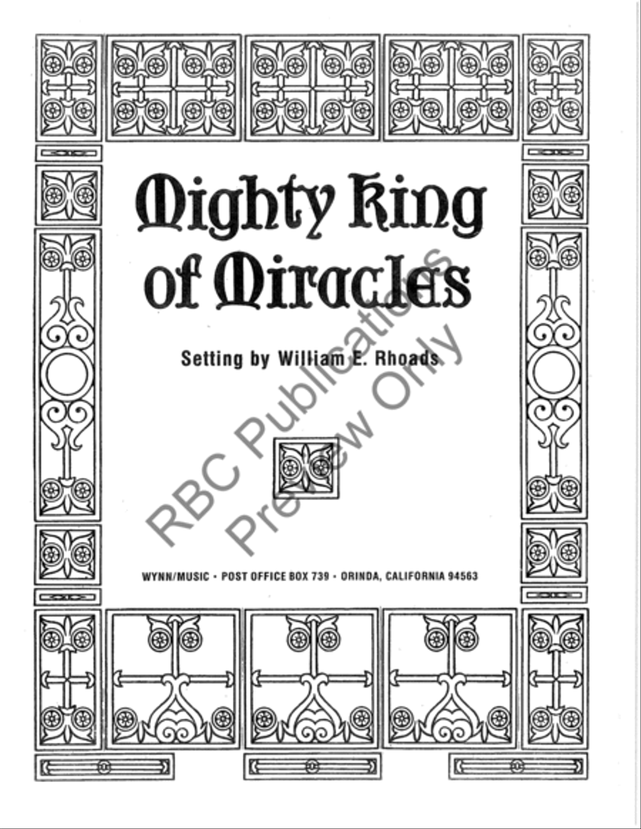 Mighty King Of Miracles (Score) Concert Band scores gallery preview page 2
