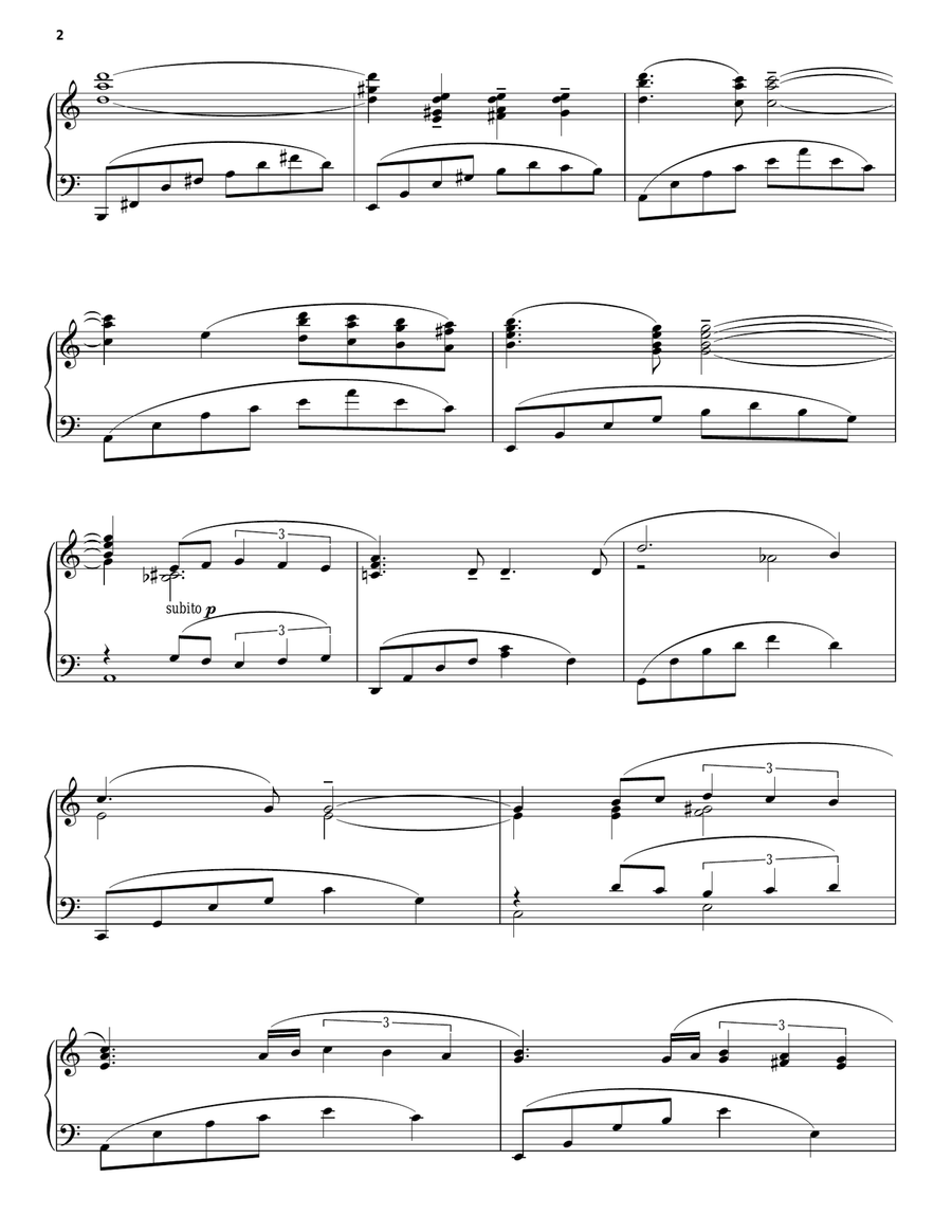 Theme from By Love Possessed Piano Solo scores gallery preview page 2
