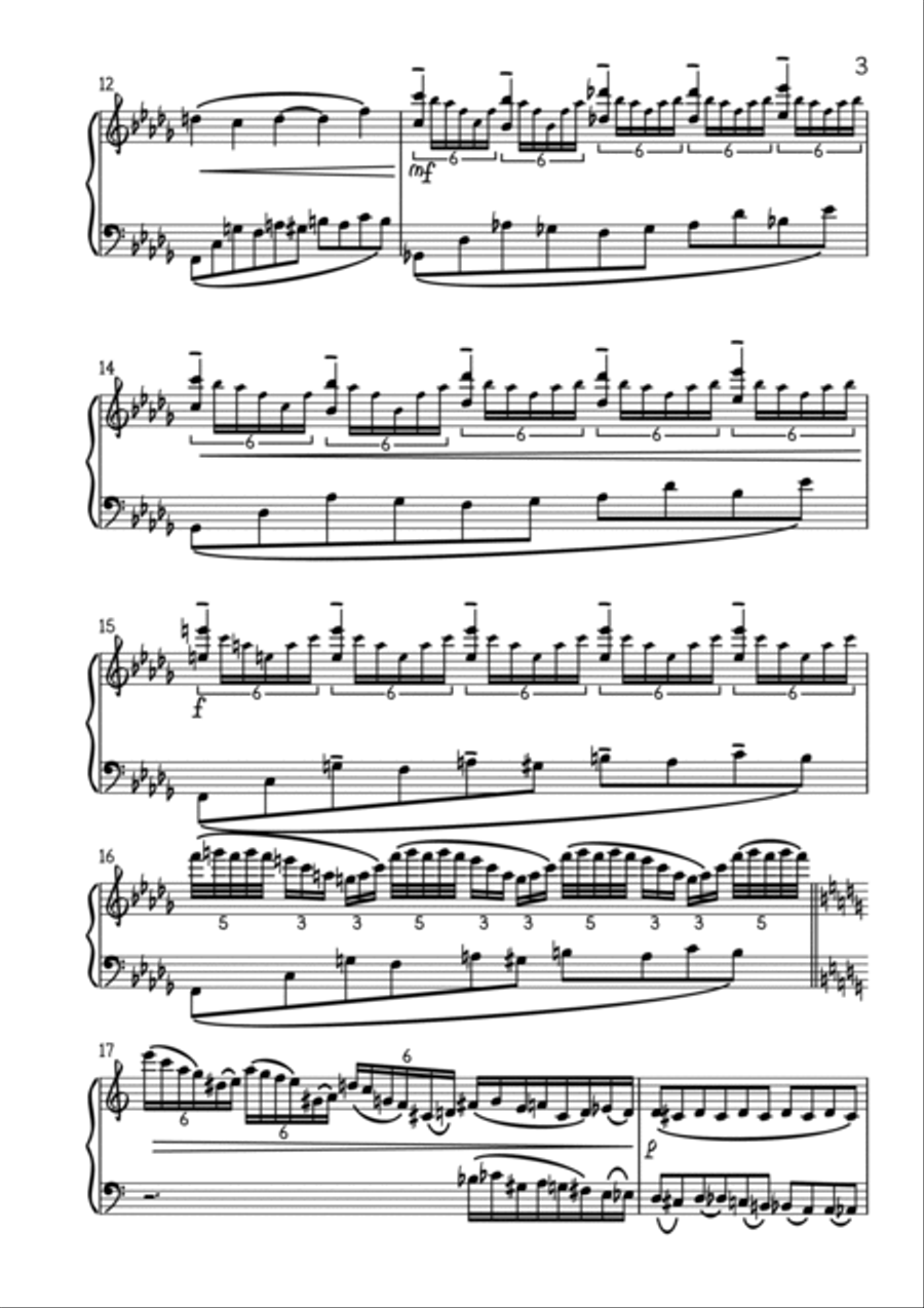 Jardim Guarujá Piano Solo scores gallery preview page 3