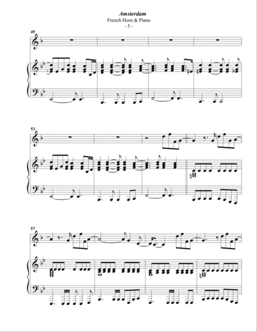 Amsterdam Horn scores gallery preview page 5