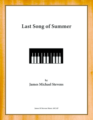 Book cover for Last Song of Summer