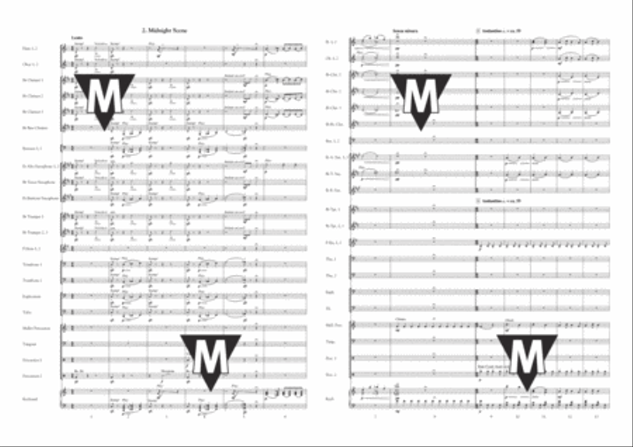 A Little Suite of Horror Concert Band scores gallery preview page 7