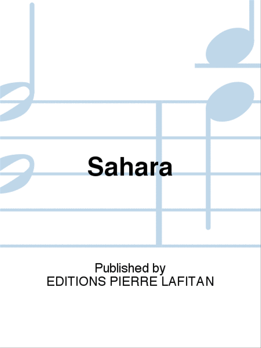 Sahara Piano Solo scores gallery preview page 1