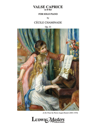 Book cover for Valse Caprice in D-flat, Op. 33