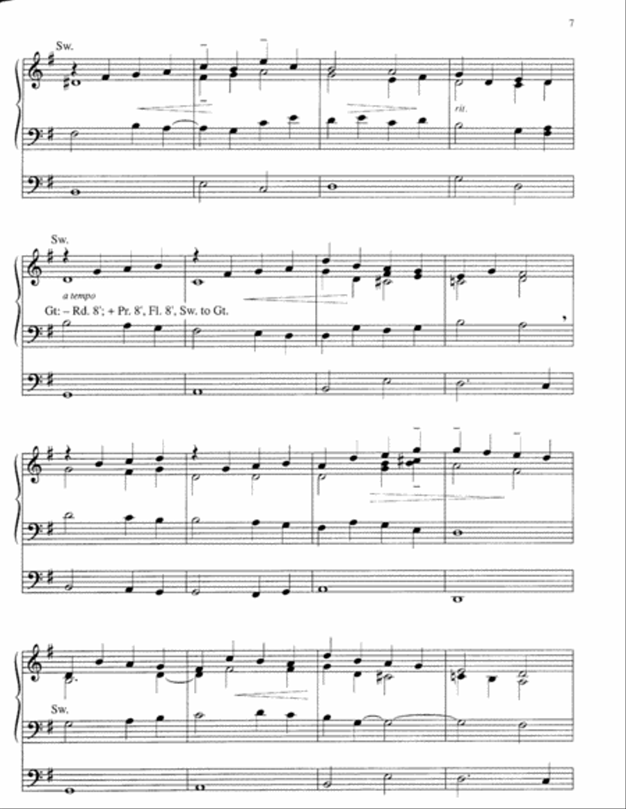 Three Epiphany Preludes, Set 1 Organ scores gallery preview page 5
