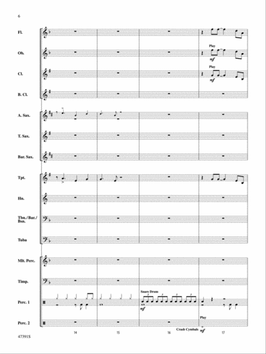 Perfection: Score Concert Band scores gallery preview page 6