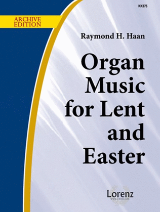 Book cover for Organ Music for Lent and Easter