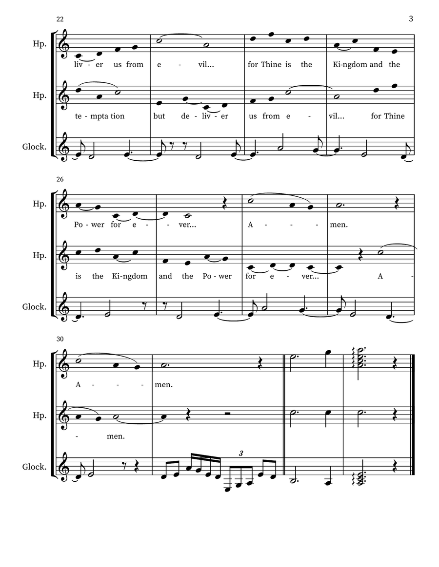 Prayer 1 Prayer 1 Small Ensemble scores gallery preview page 3