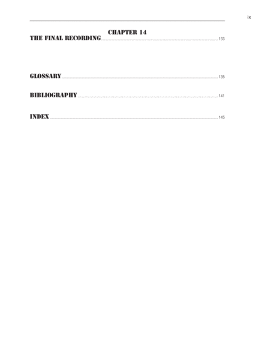 Audio Recording Boot Camp Textbook - Sheet Music page 8