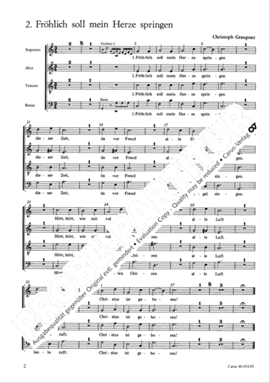 Weihnachtschorale Choir scores gallery preview page 3