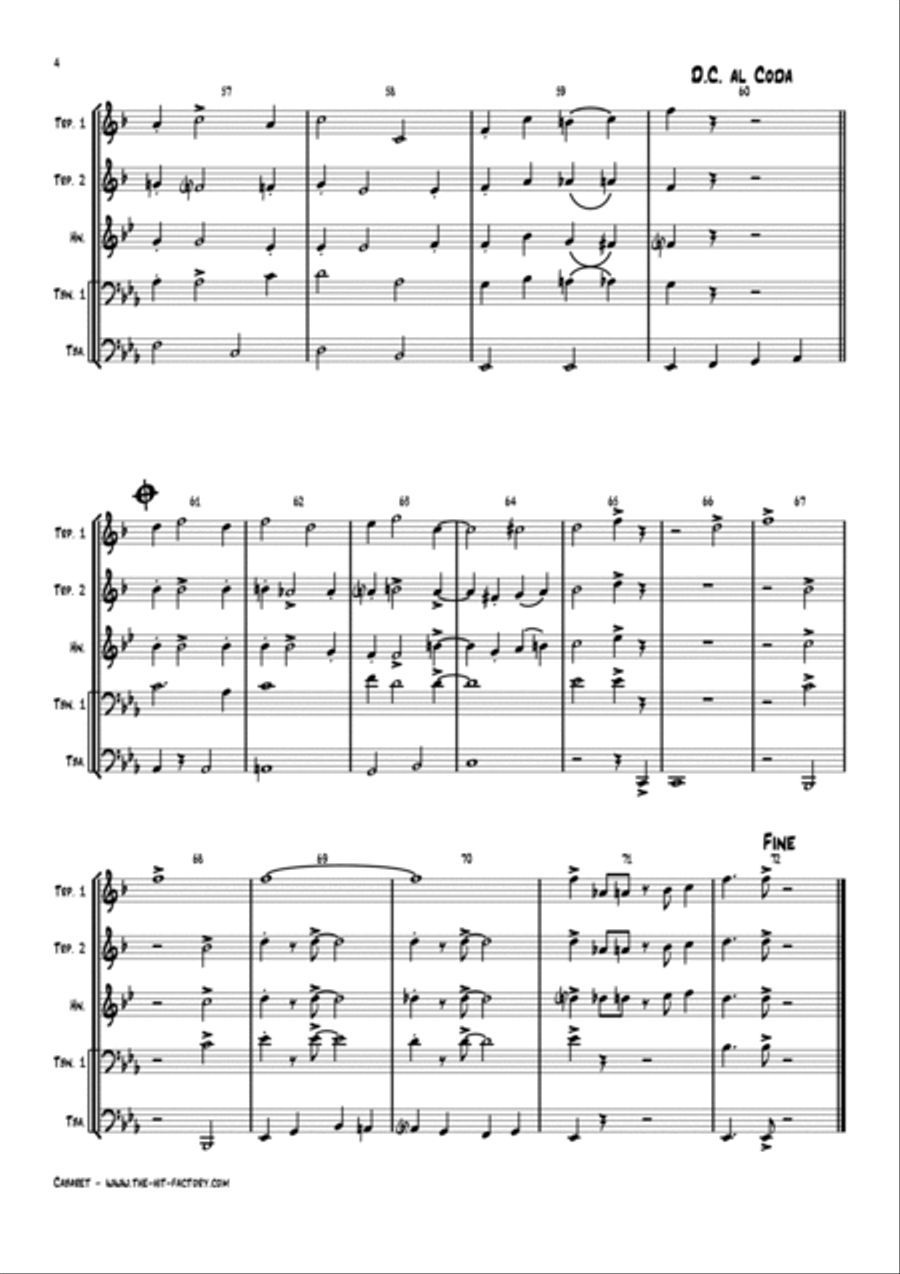Cabaret Horn scores gallery preview page 4