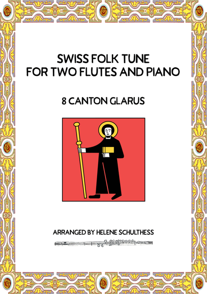 Swiss Folk Dance for two flutes and piano – 8 Canton Glarus – Schottisch image number null