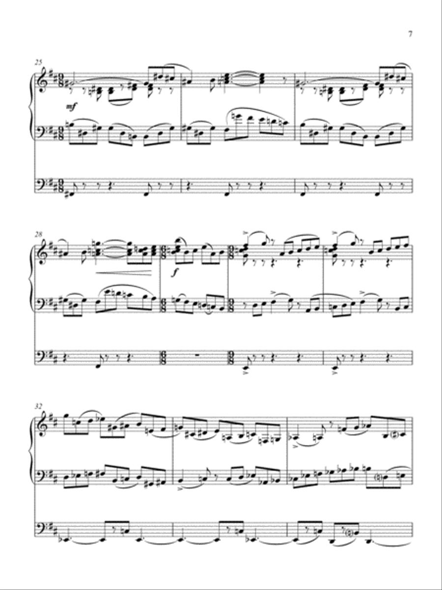 Chorale and Gigue Organ Solo scores gallery preview page 6