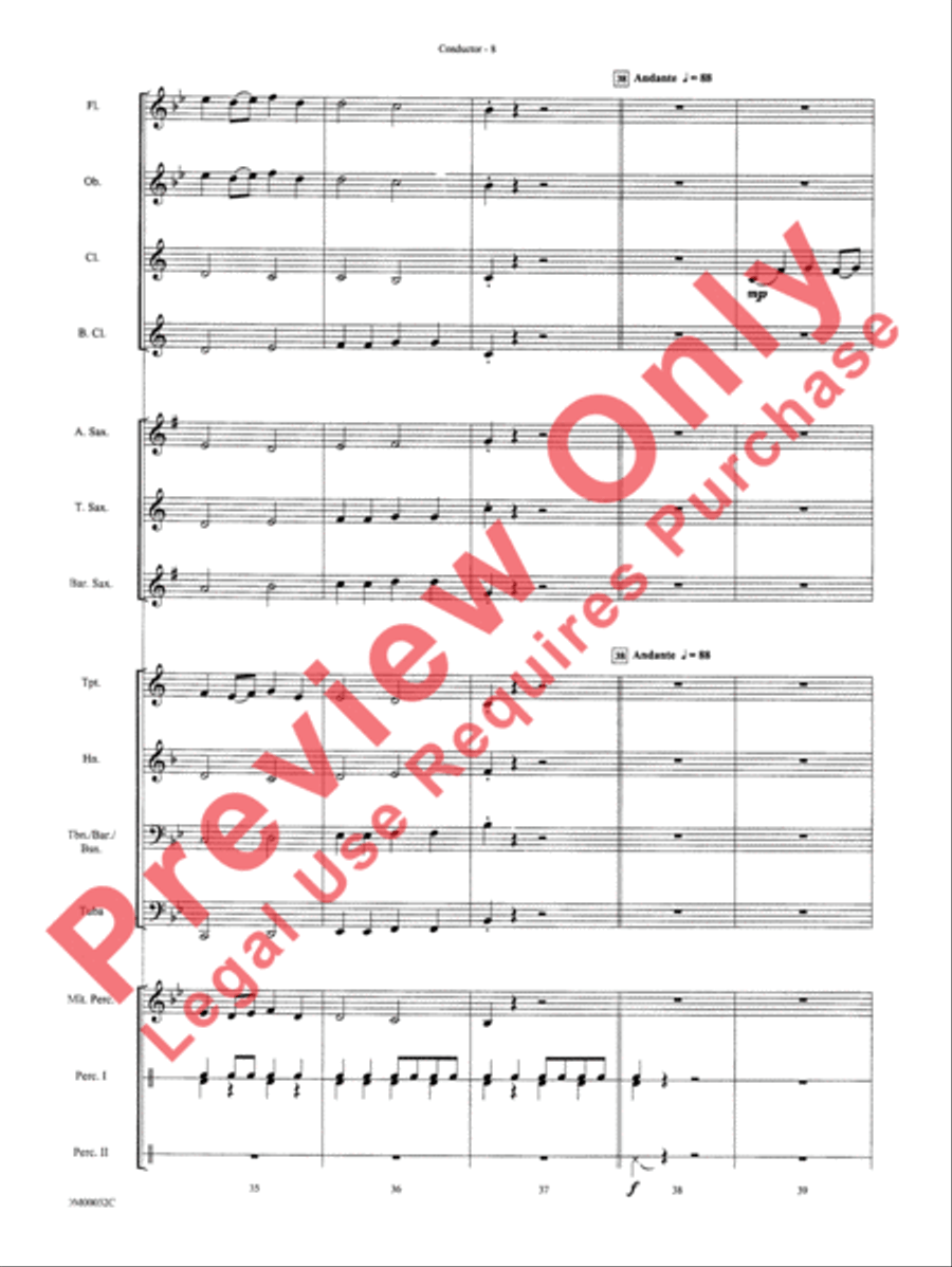 Spectrum Concert Band scores gallery preview page 11