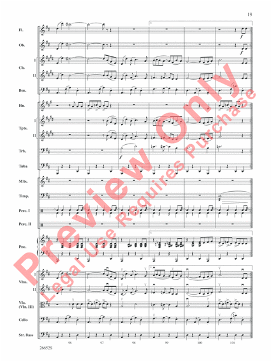 Leroy Anderson Favorites Leroy Anderson Favorites Full Orchestra scores gallery preview page 20