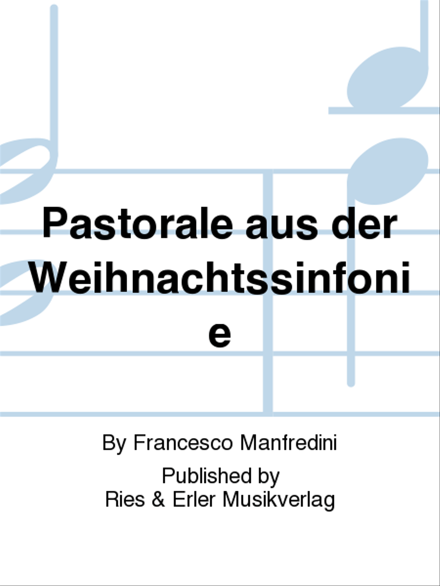 Pastorale aus der Weihnachtssinfonie Chamber Music scores gallery preview page 1