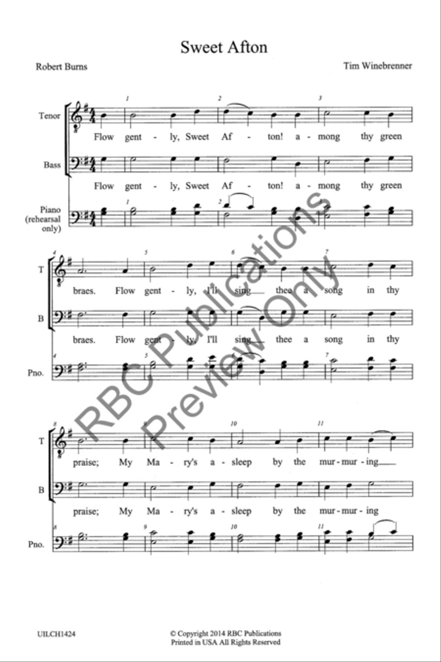Sweet Afton (TB) Sweet Afton (TB) TB scores gallery preview page 3
