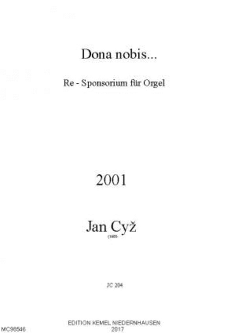 Dona nobis Piano scores gallery preview page 1