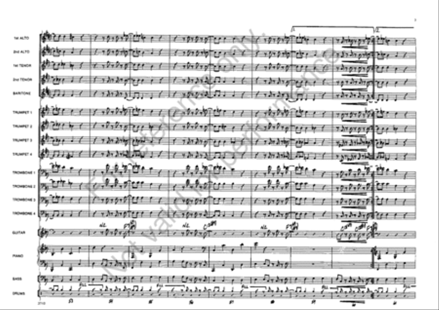 The Boogieman Jazz Ensemble scores gallery preview page 8