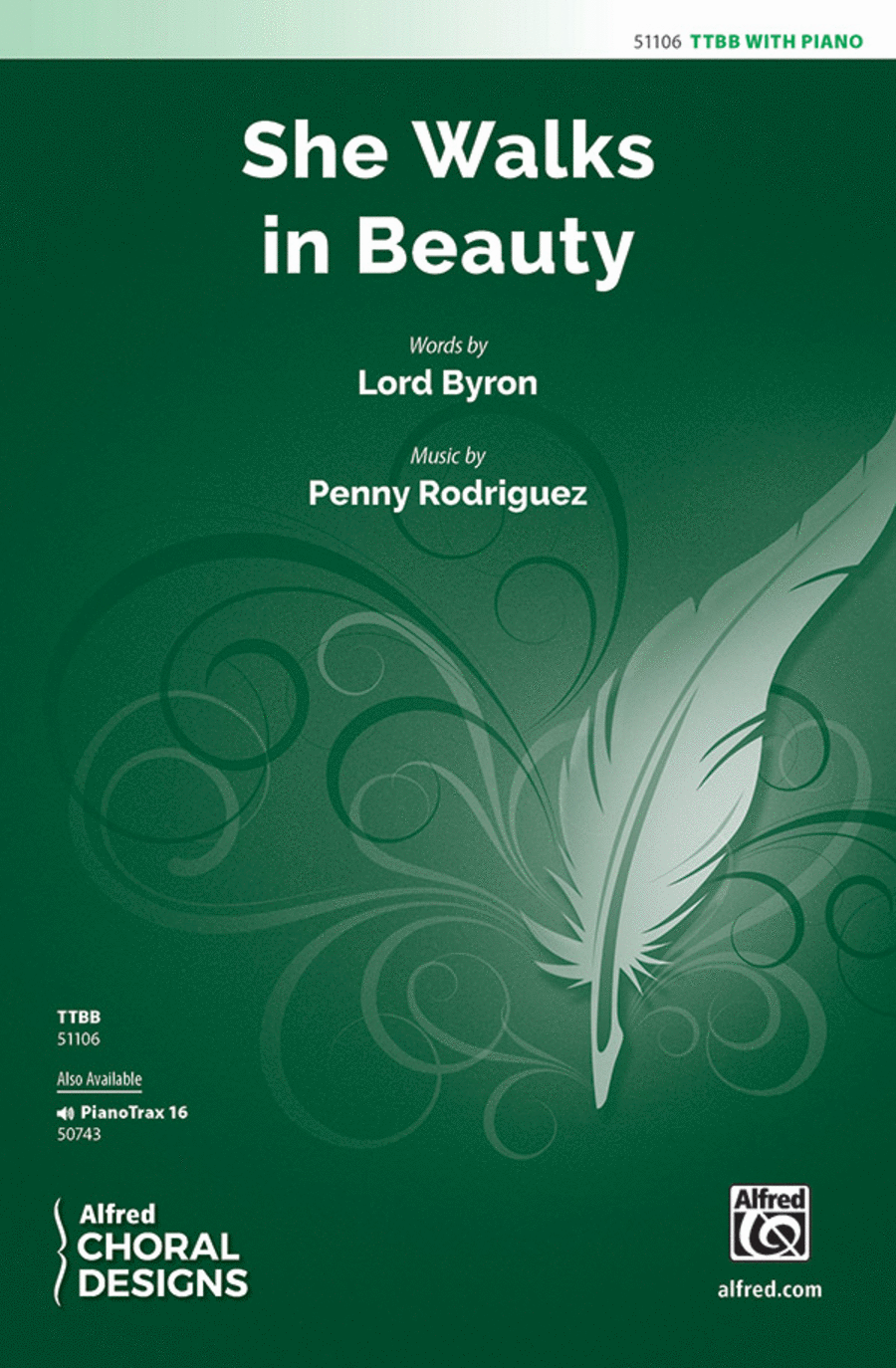 She Walks in Beauty She Walks in Beauty Men's Choir scores gallery preview page 1