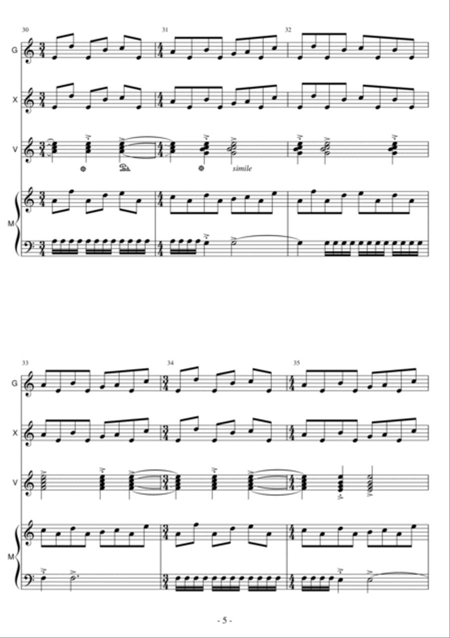 Tubular Bells Tubular Bells Glockenspiel scores gallery preview page 5