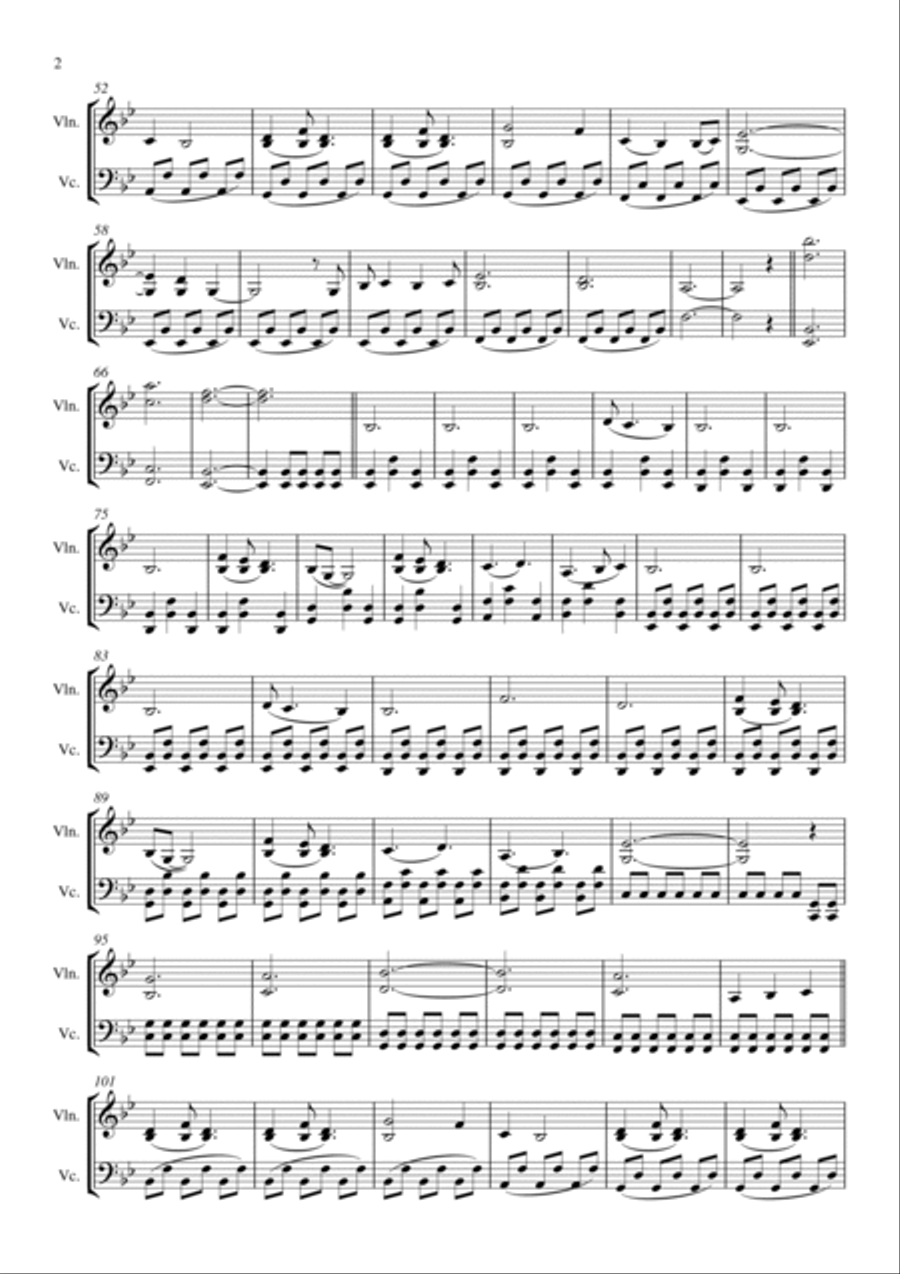 A Thousand Years A Thousand Years Score and Parts scores gallery preview page 3