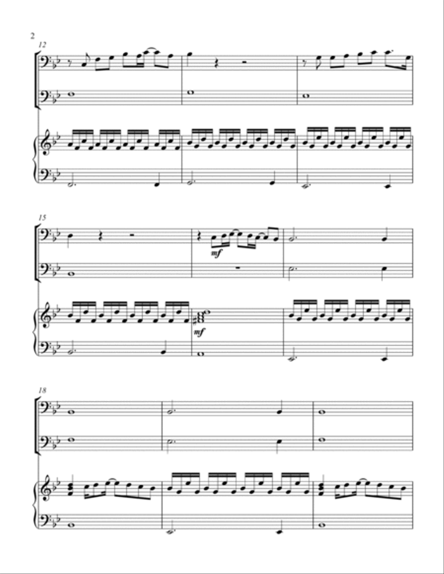 I Heard The Bells On Christmas Day Piano scores gallery preview page 3