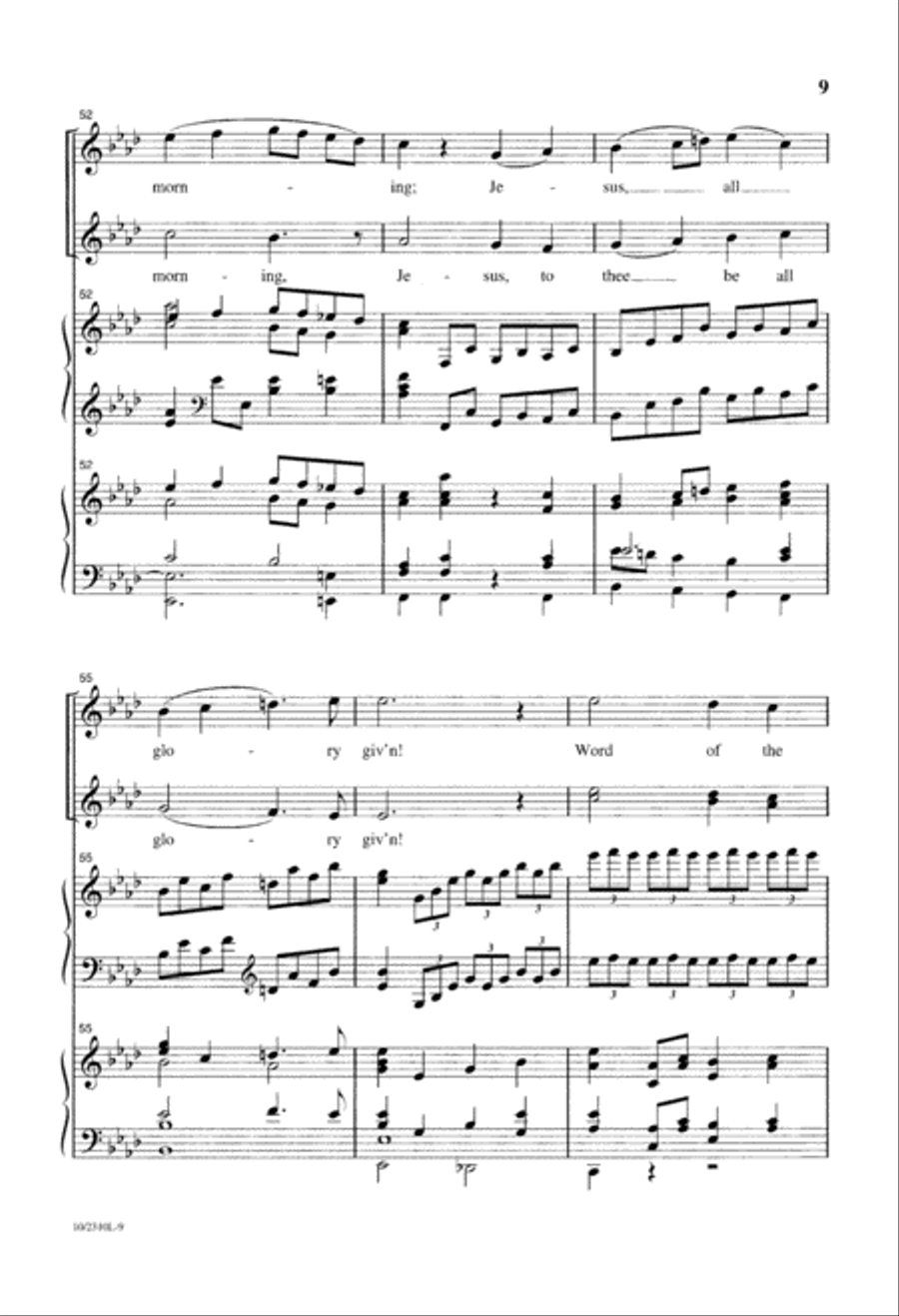 O Come, Let Us Adore Him O Come, Let Us Adore Him 4-Part scores gallery preview page 9