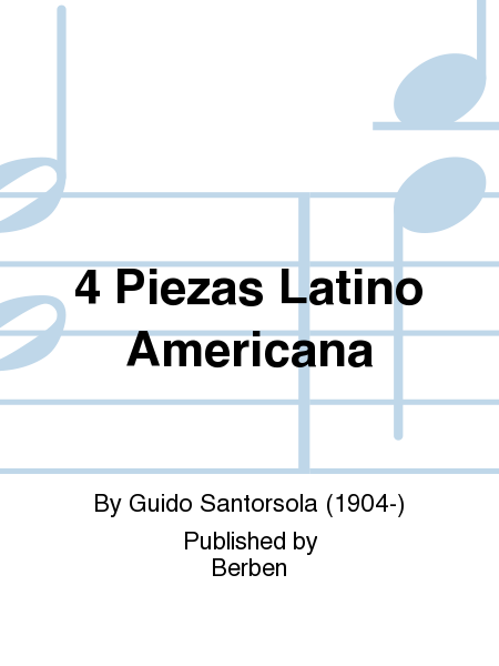 4 Piezas Latino Americana-Guitar