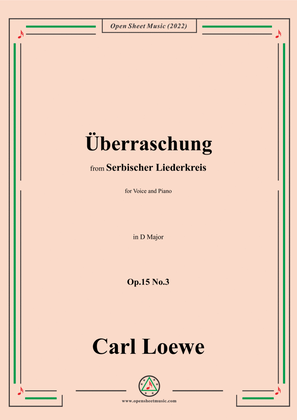 Book cover for Loewe-Überraschung,in D Major,Op.15 No.3
