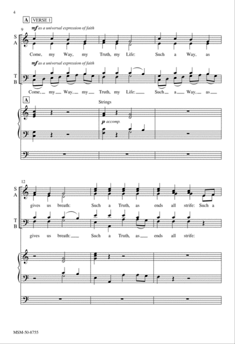 My Faith, My Hope 4-Part scores gallery preview page 4