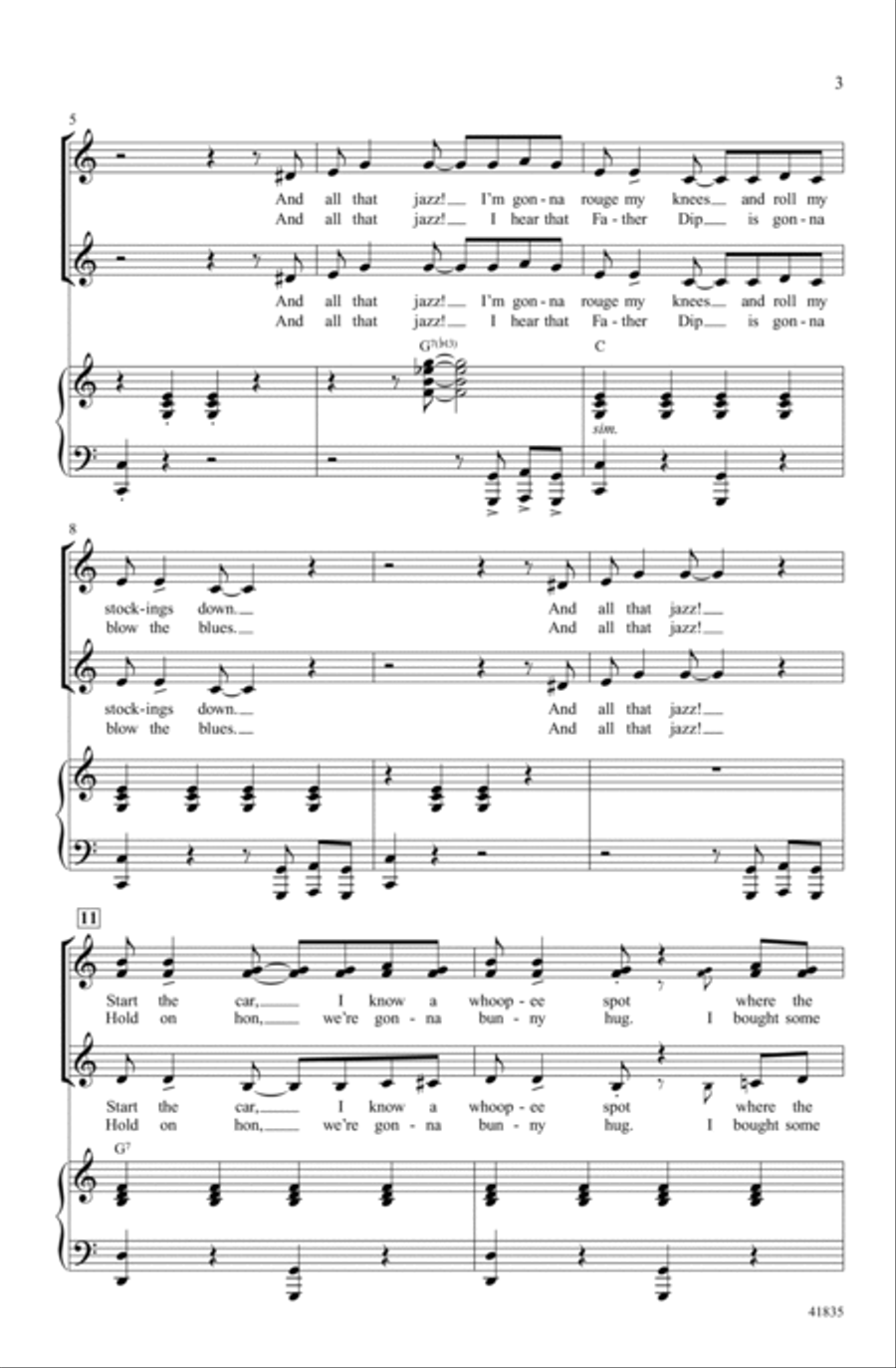 And All That Jazz Choir scores gallery preview page 2